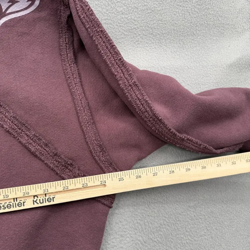Darc Sport Women's Mauve Crewneck Sweatshirt with Tiger Graphics